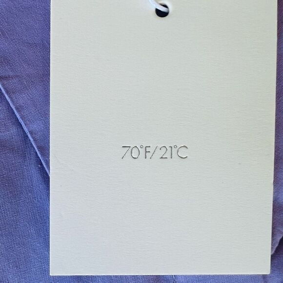 70/21 High-Low Long Sleeve Top, Designer Luxury, Large. Purple, NWT - Picture 6 of 15